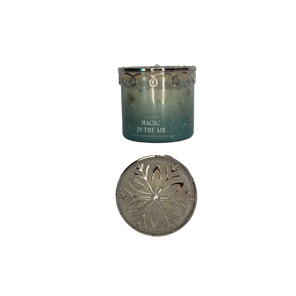 Bath & Body Works Magic in the Air 3-Wick Candle w Decorative Lid 14.5 oz New